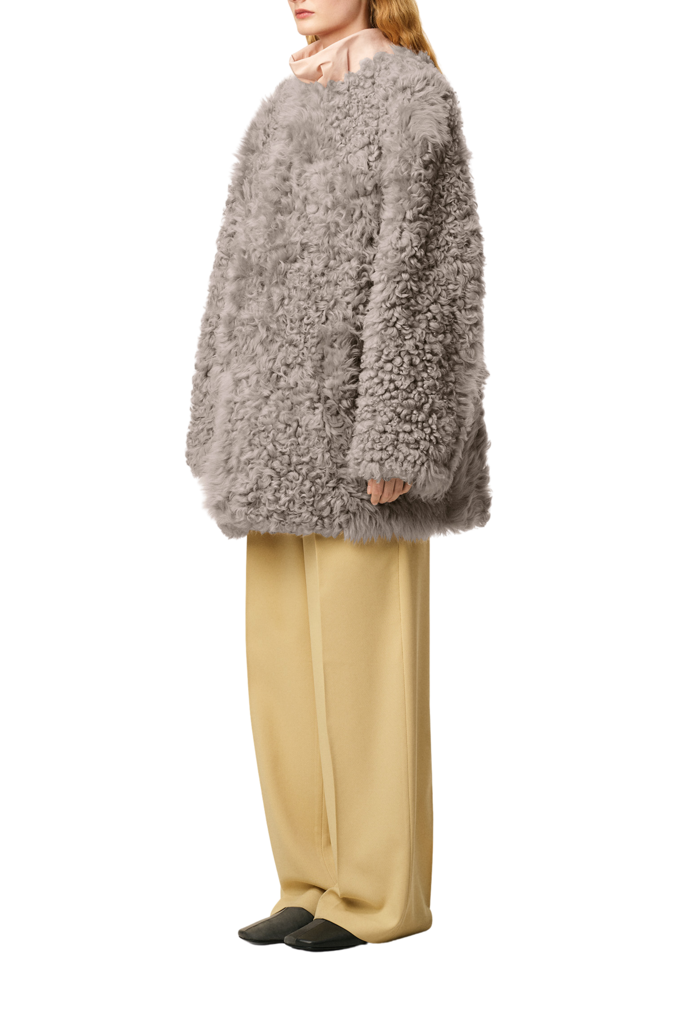 Shearling Short Coat