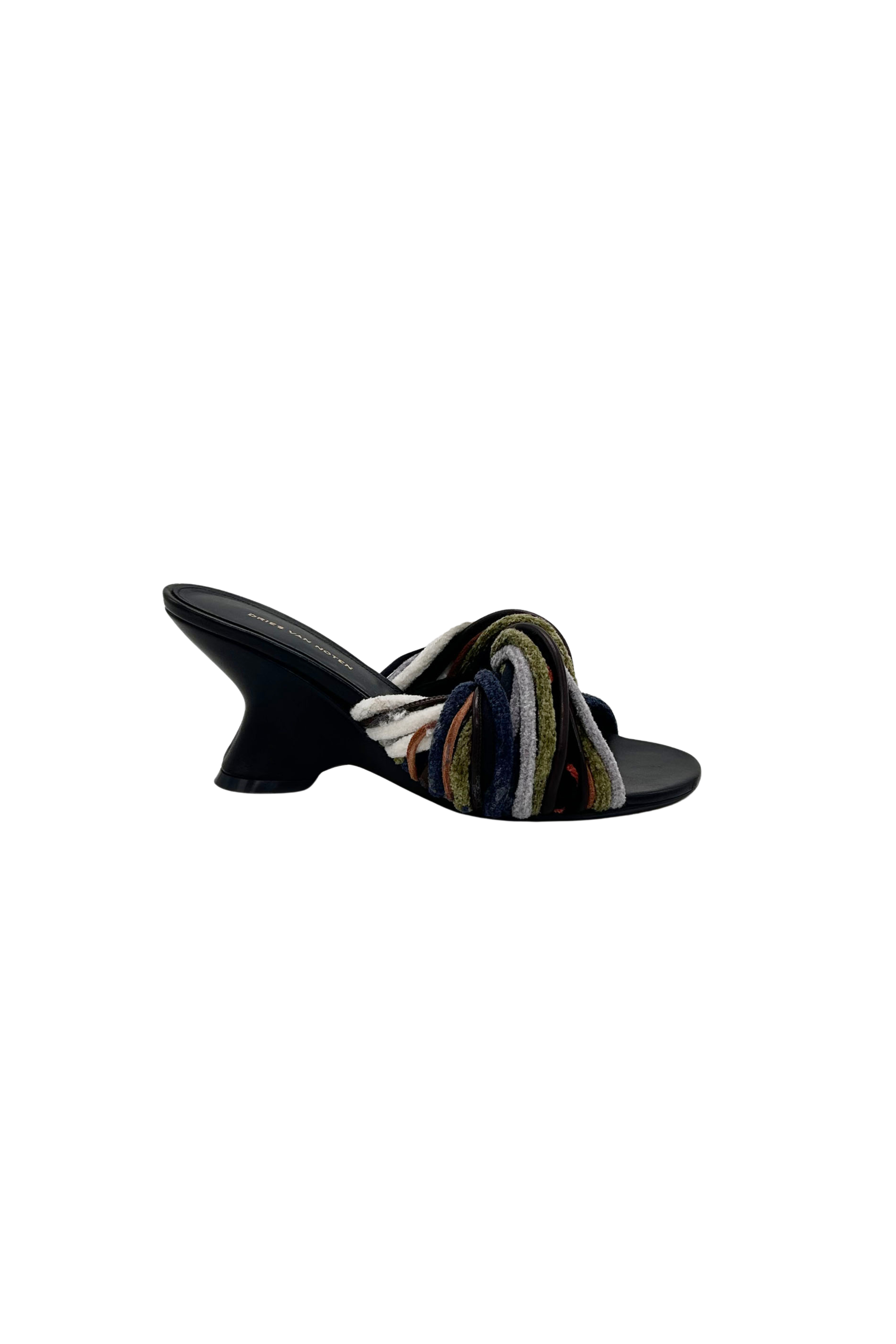 Twisted Leather Mules