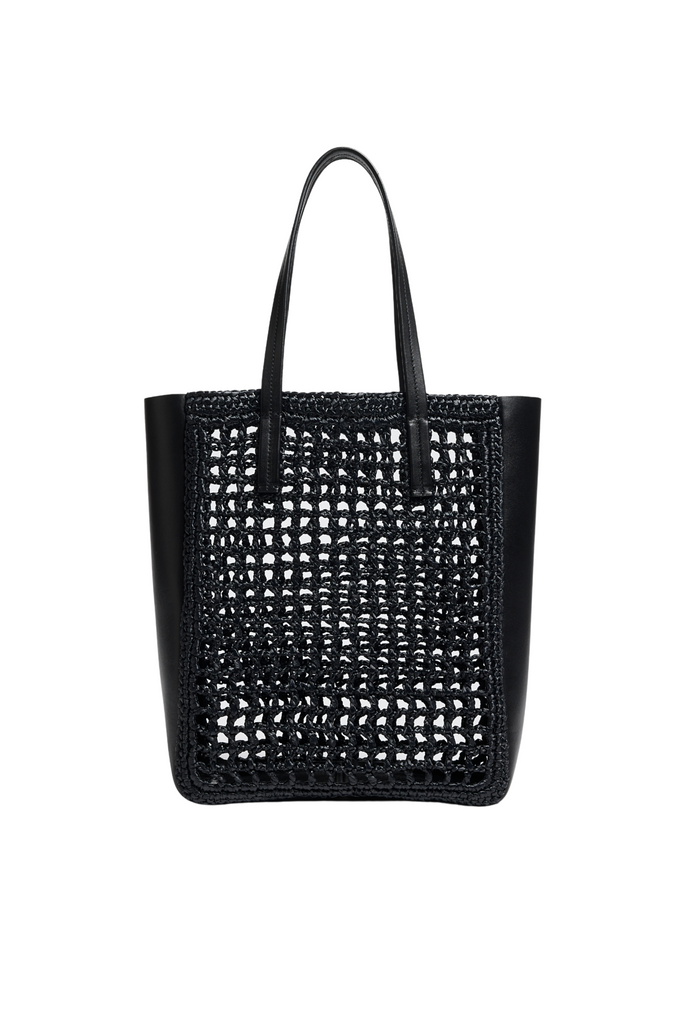Zoe Small Raffia Tote