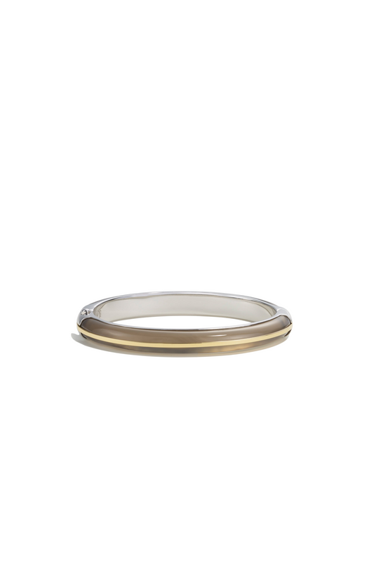 Essential Stacking Cuff - Grey Agate