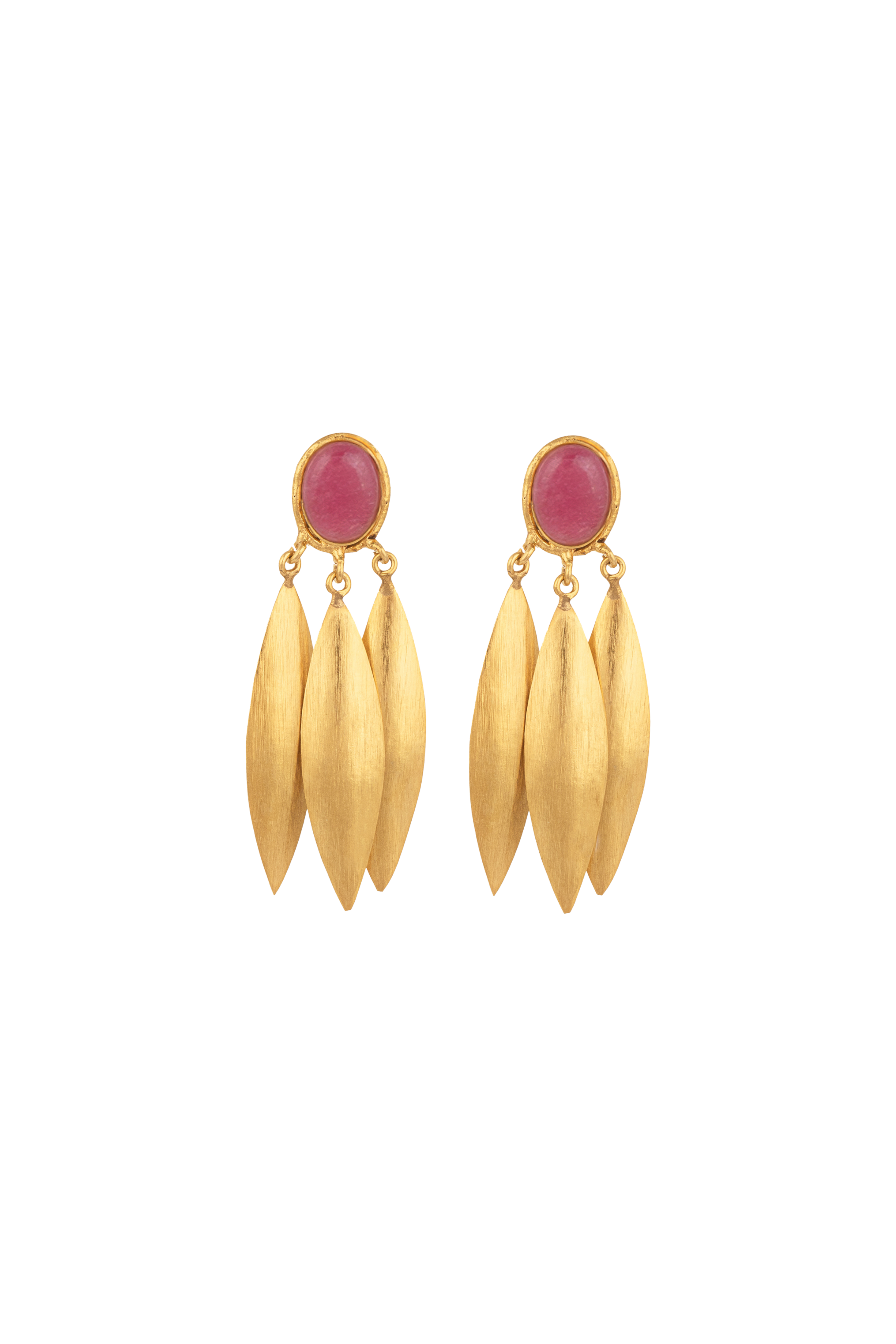 Cheyenne Pink Jade Earrings