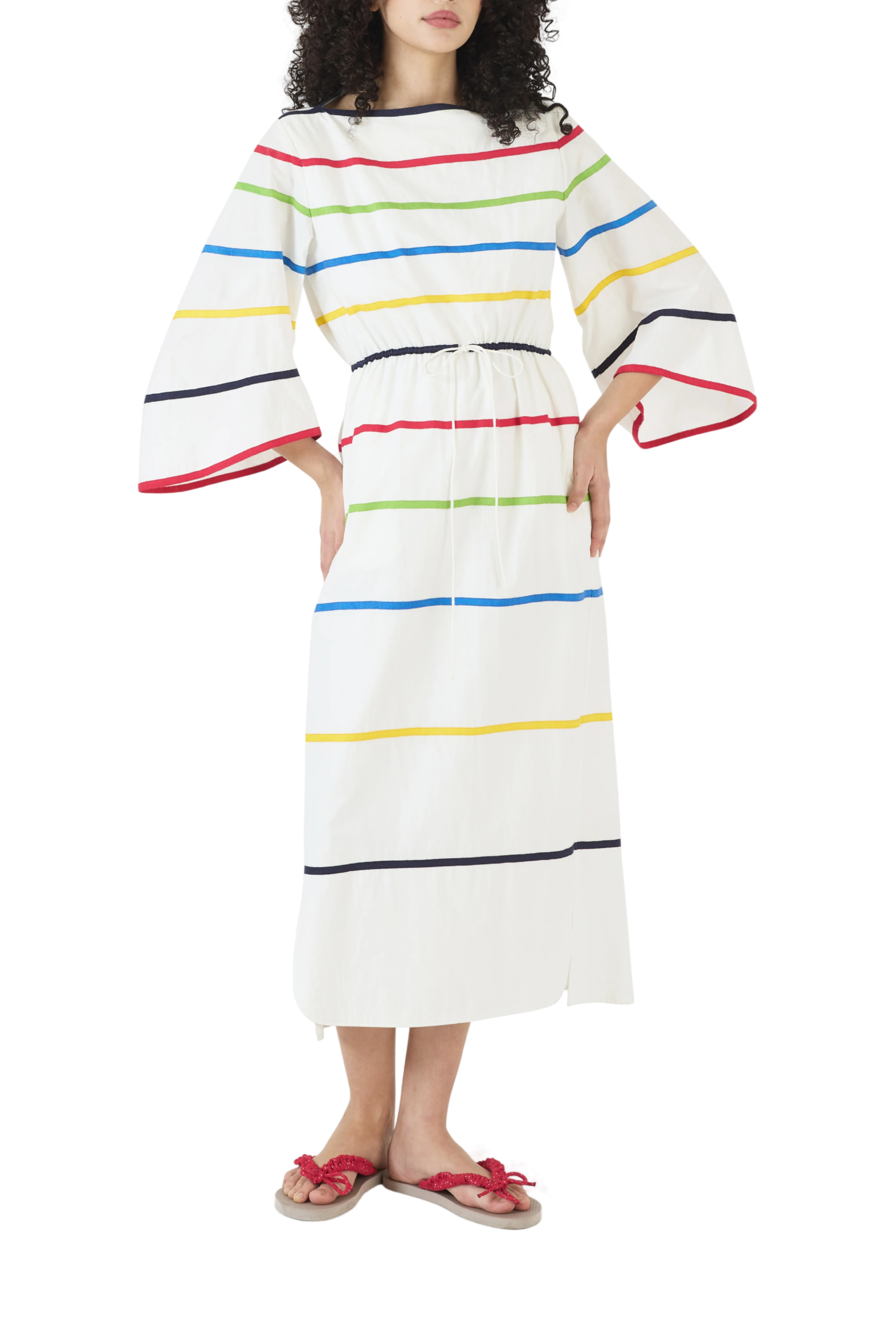 Ribbon Caftan Dress