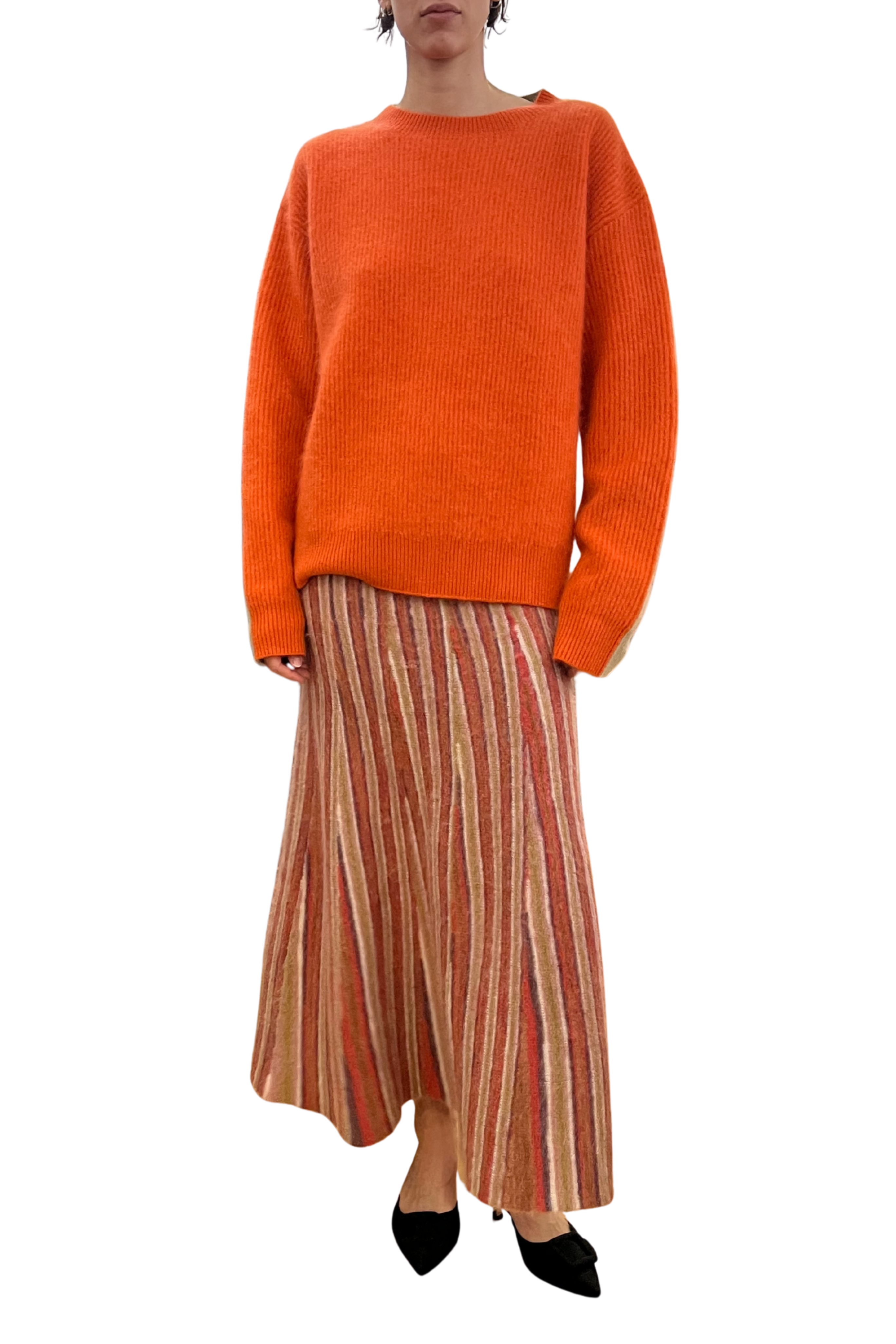 Zander Skirt in Camel Multi