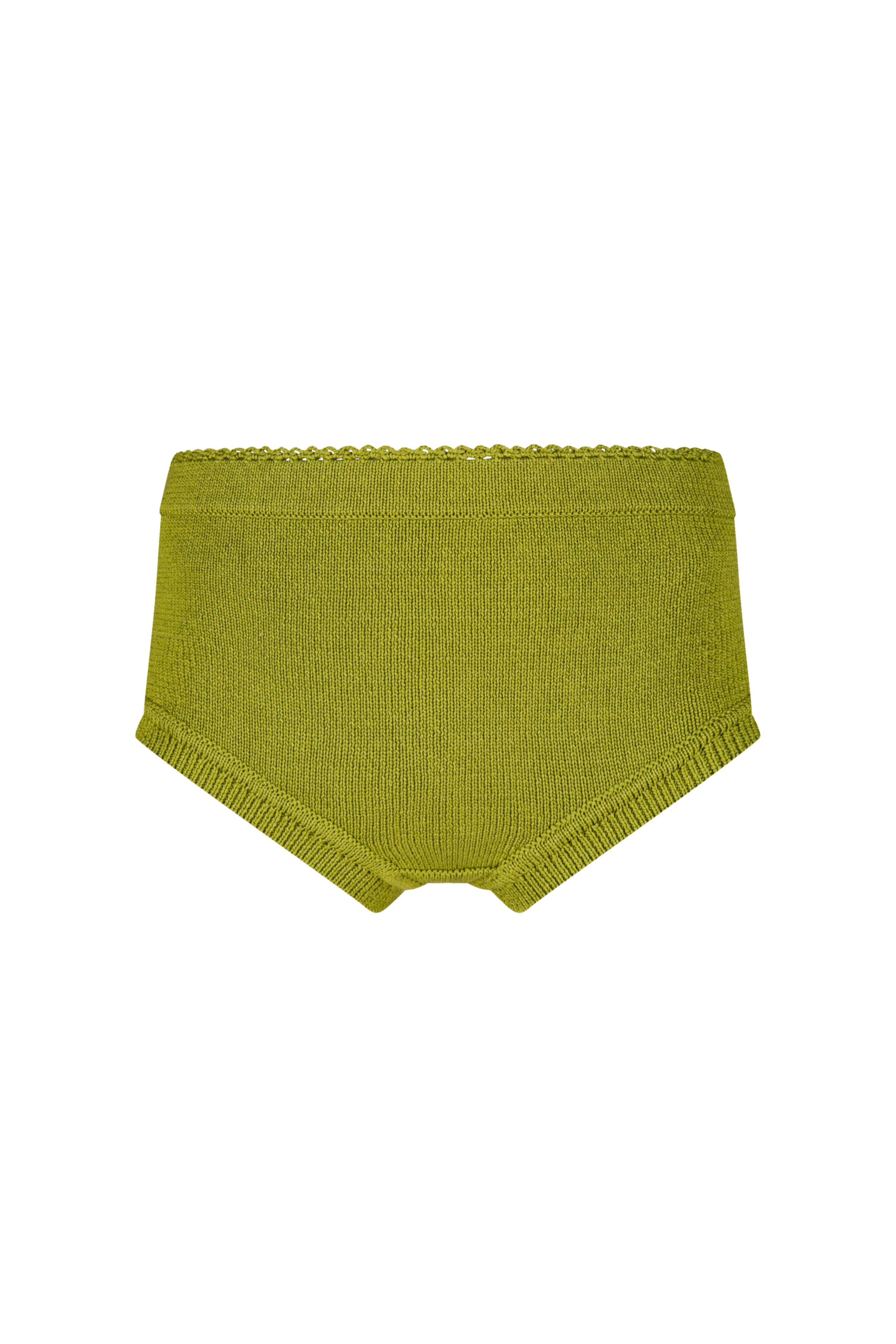 DRIES VAN NOTEN Tak Green Knit Briefs