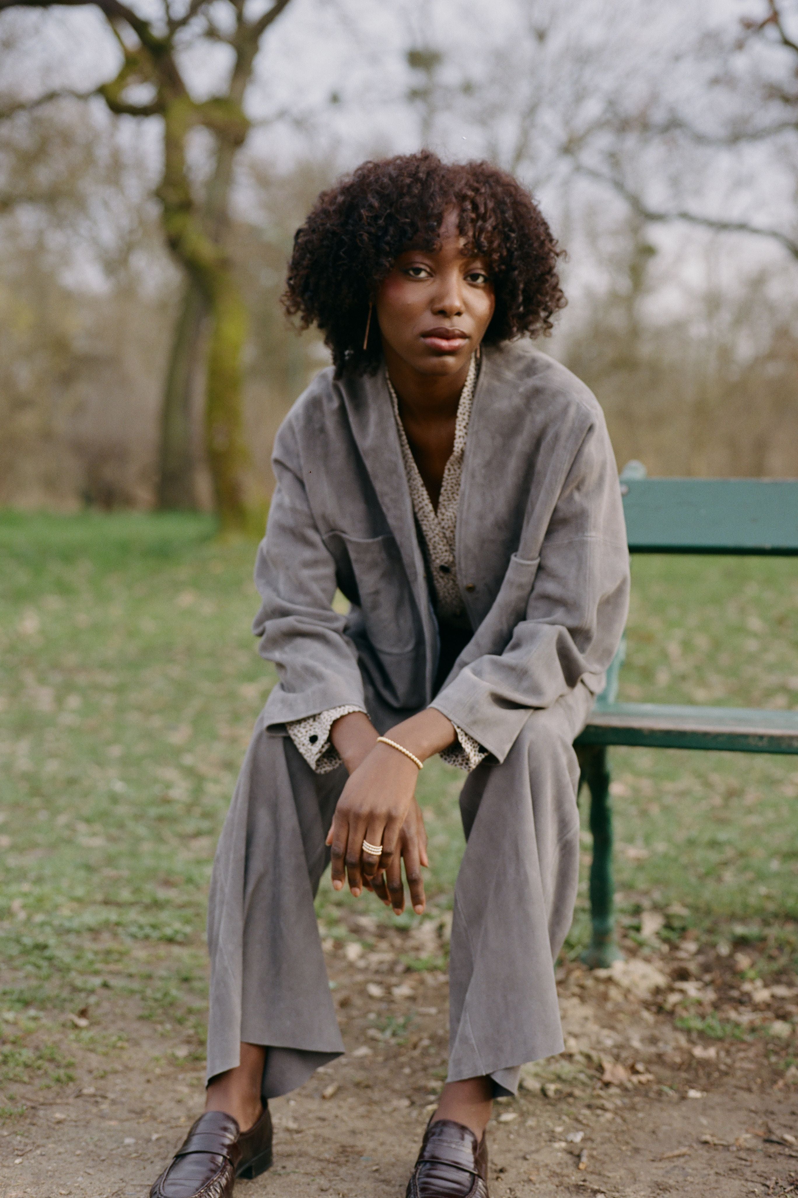 Suede High Waist Pants