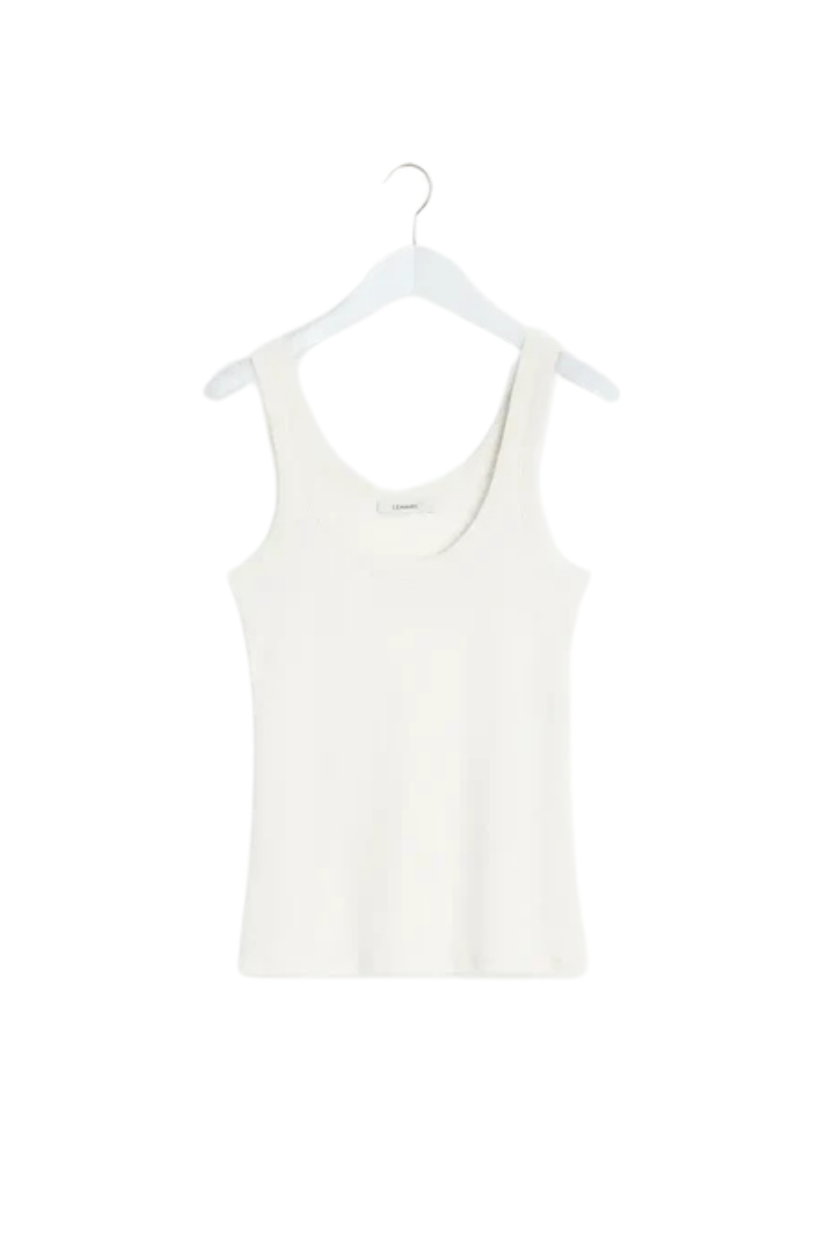 Rib Tank Top in Light Cream