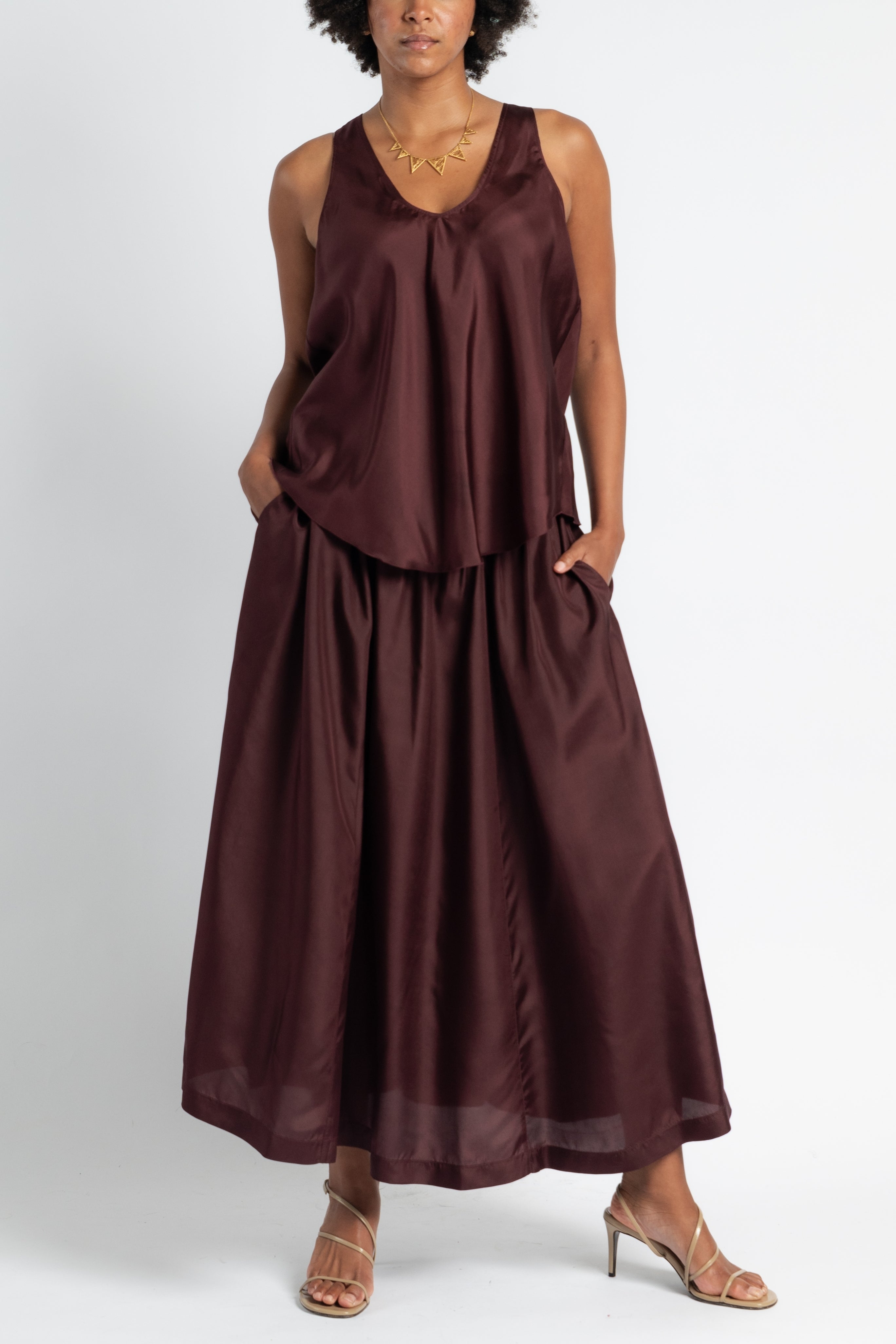 Habotai Silk Essential Skirt