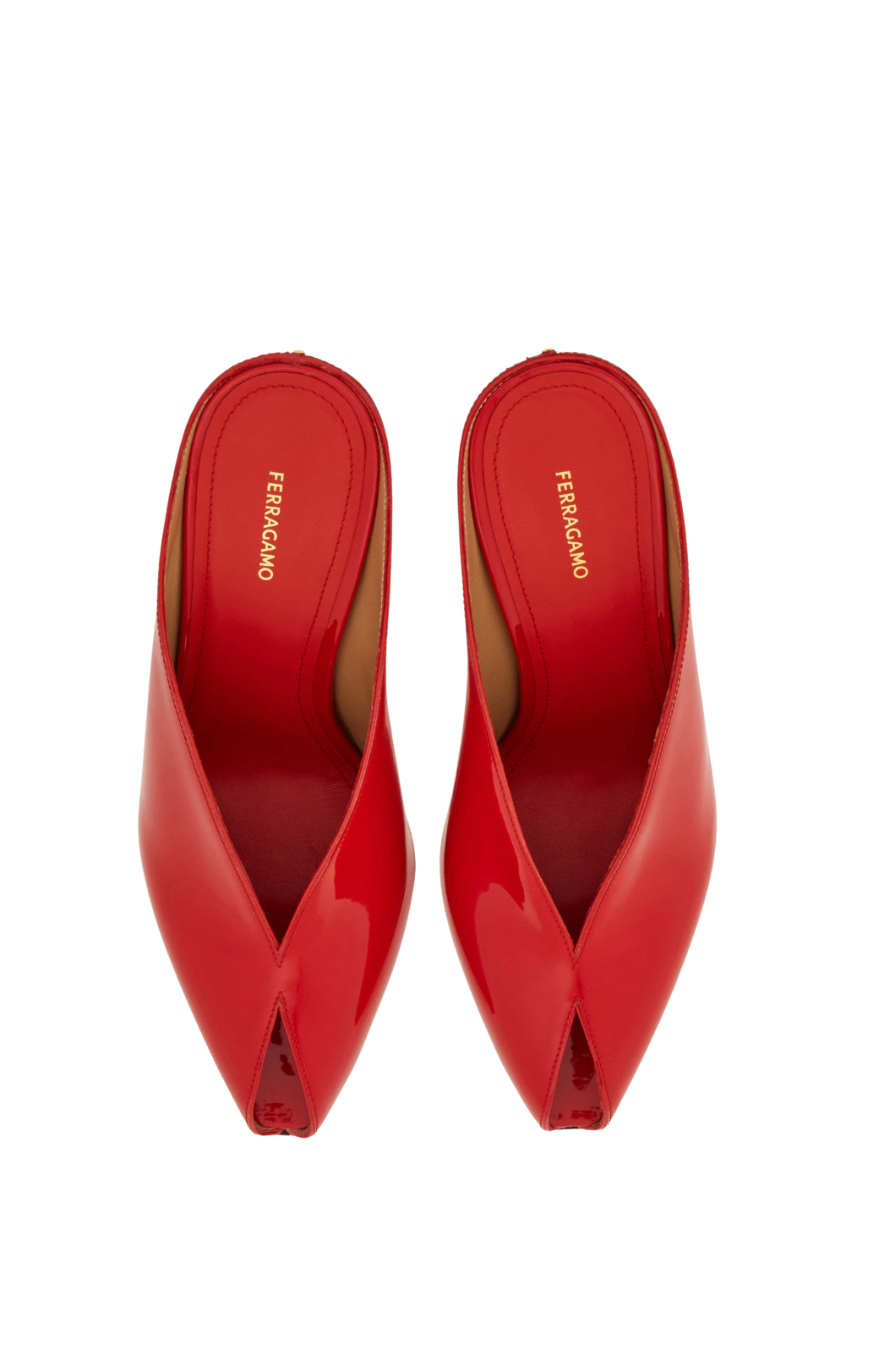 Mule Wedge in Red