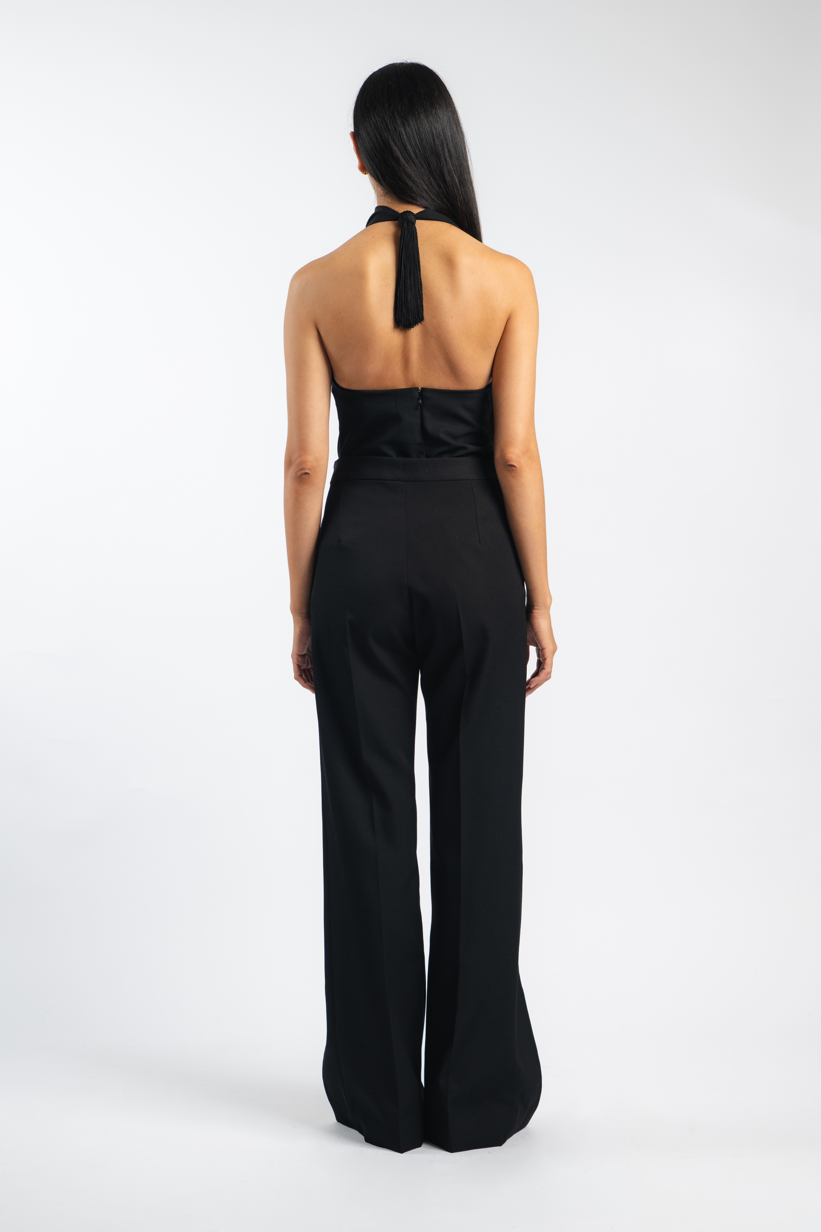 Tasselled Cowlneck Top