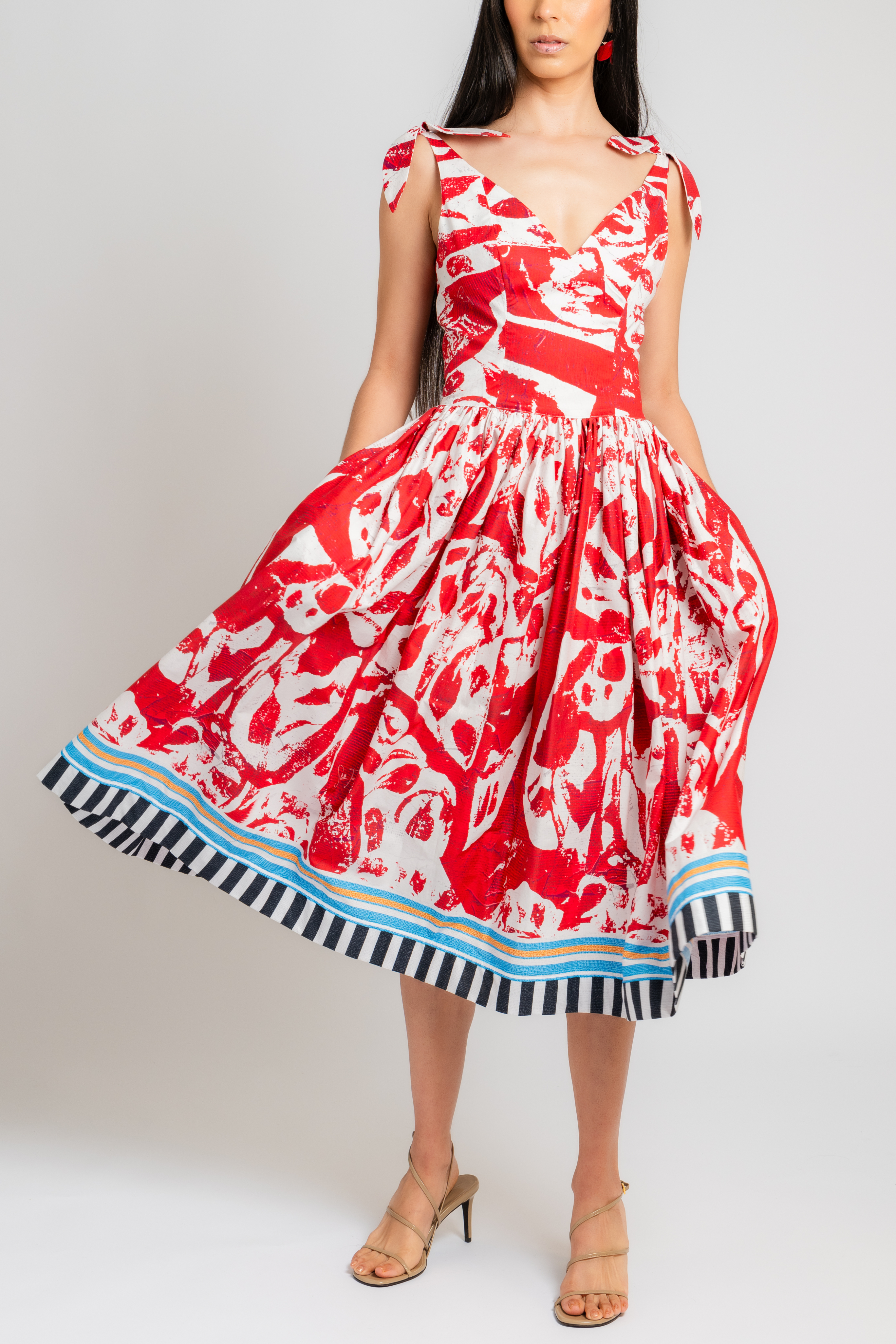 Shoulder Tie Dress