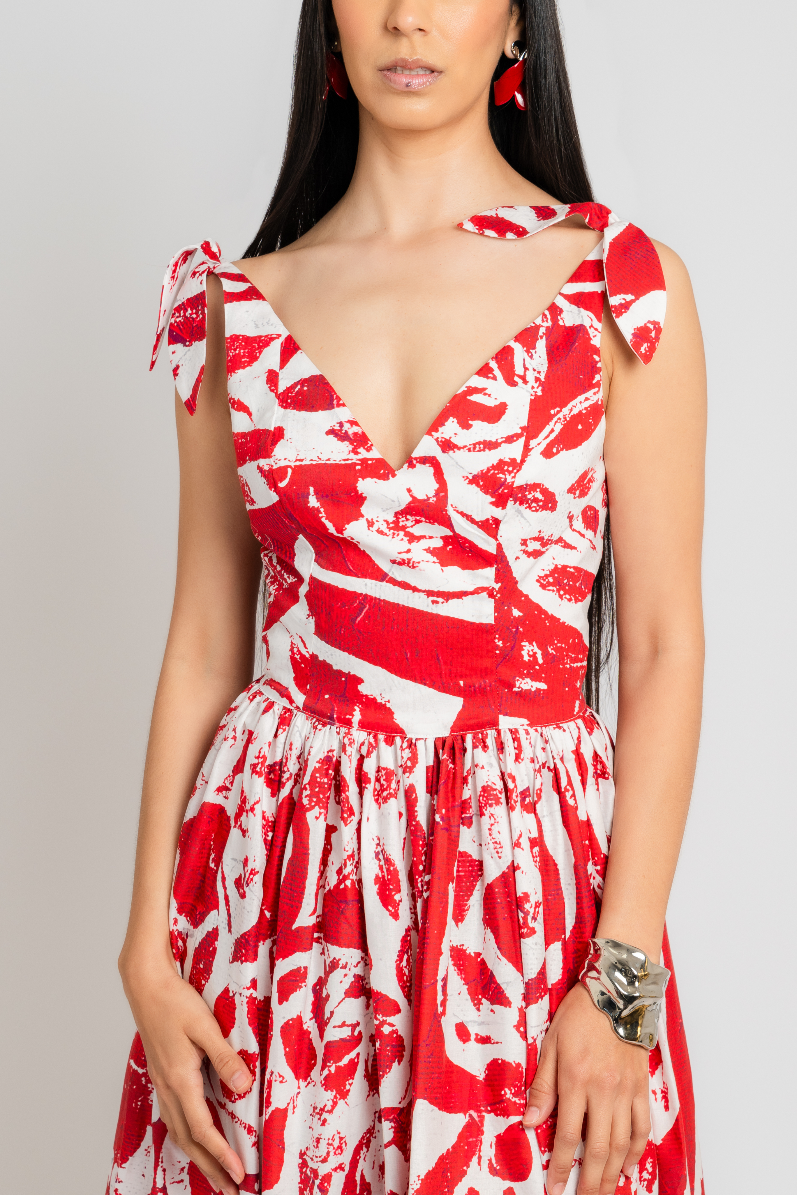 Shoulder Tie Dress