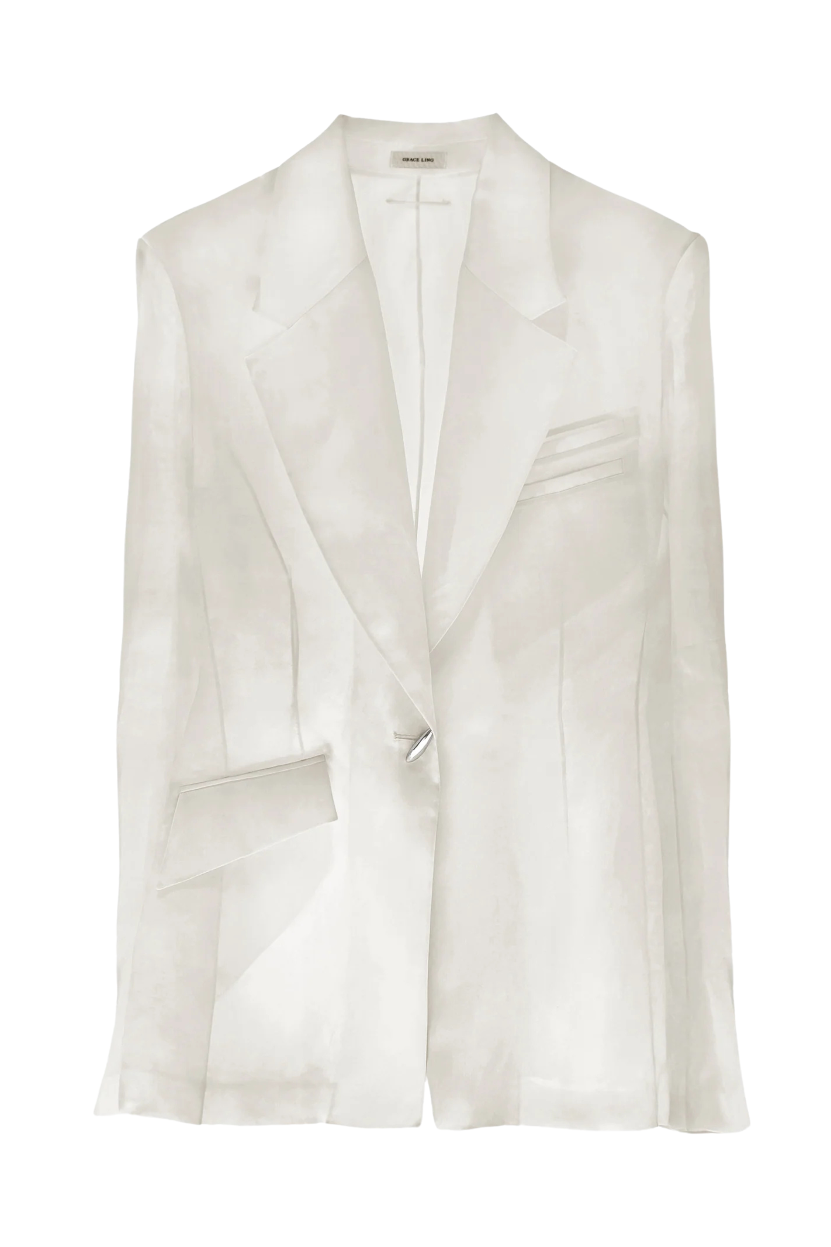 Tailored Blazer in Silk Organza