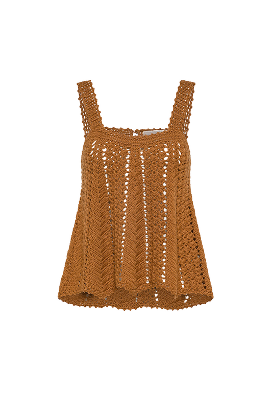 Merinos Crochet Tank Top