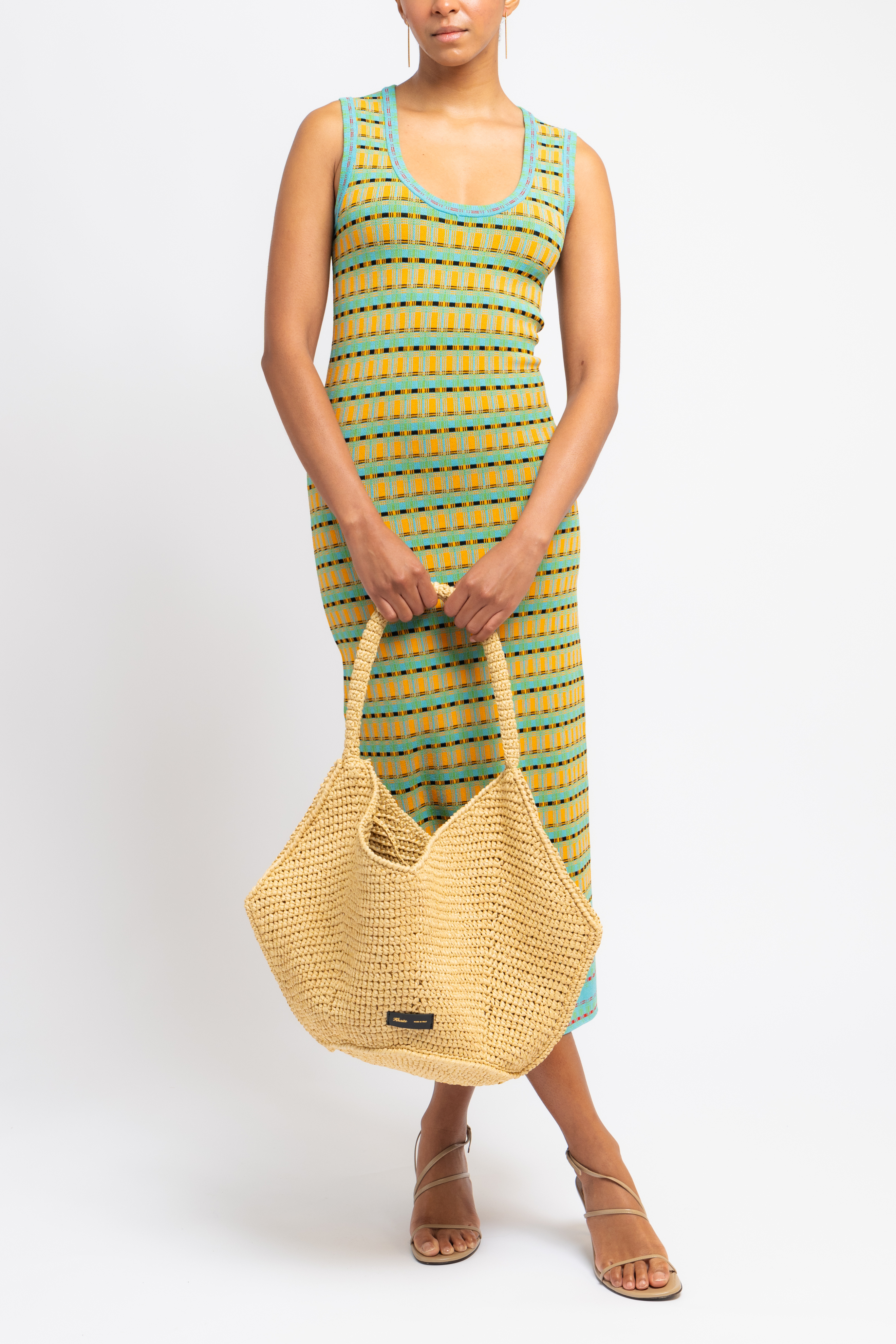 Juliette Stripe Wool Maxi Dress