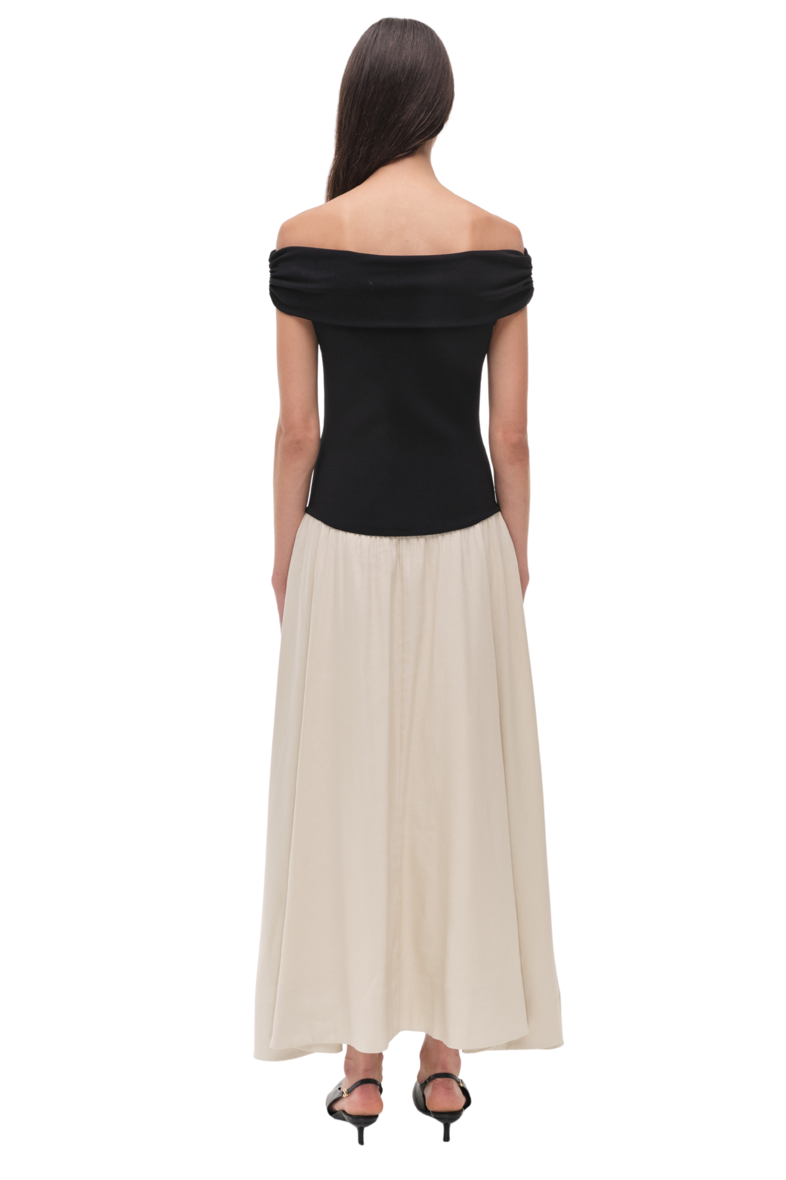 Adaline Off Shoulder Midi Dress