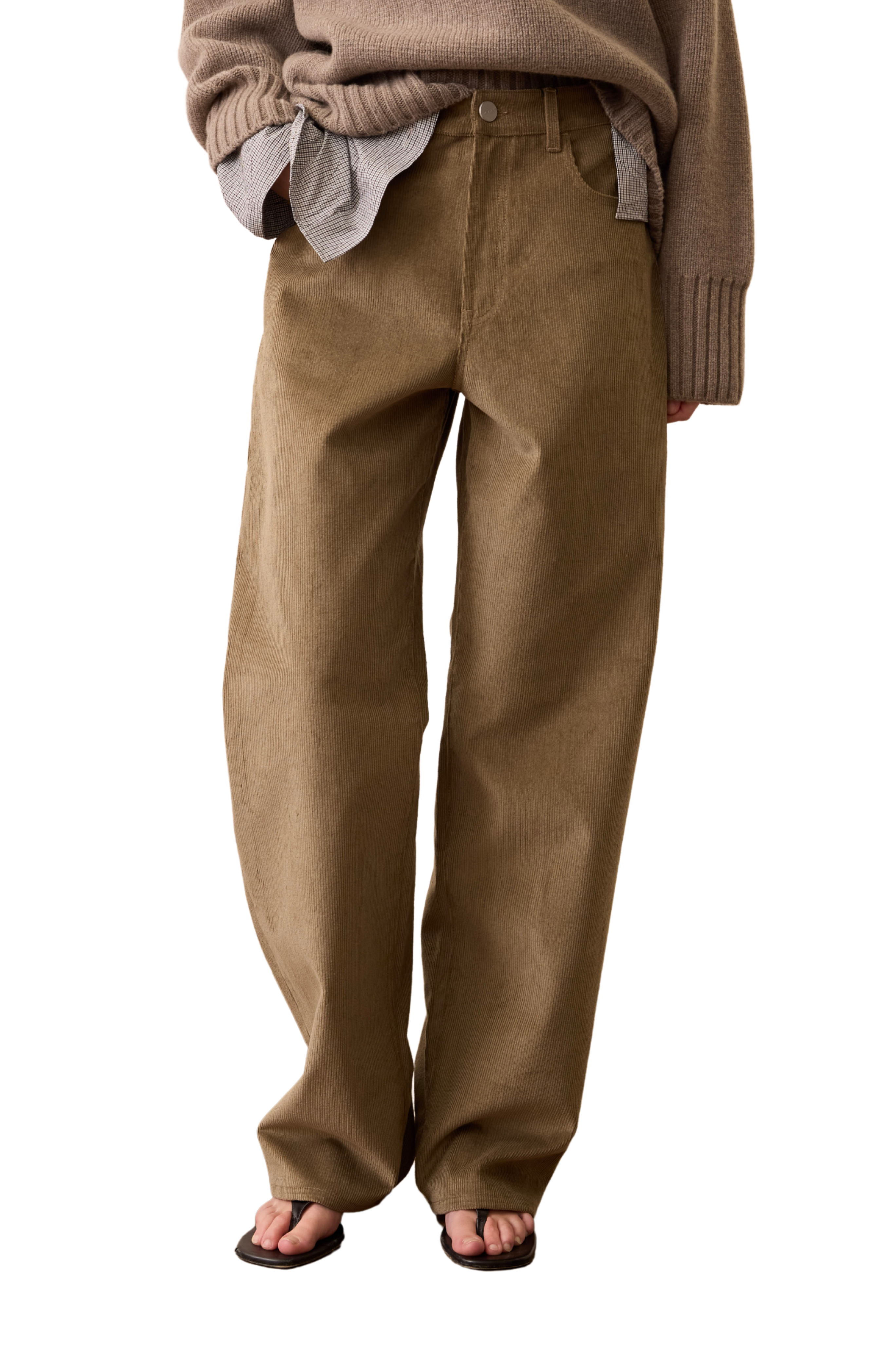 Relaxed Corduroy Trousers