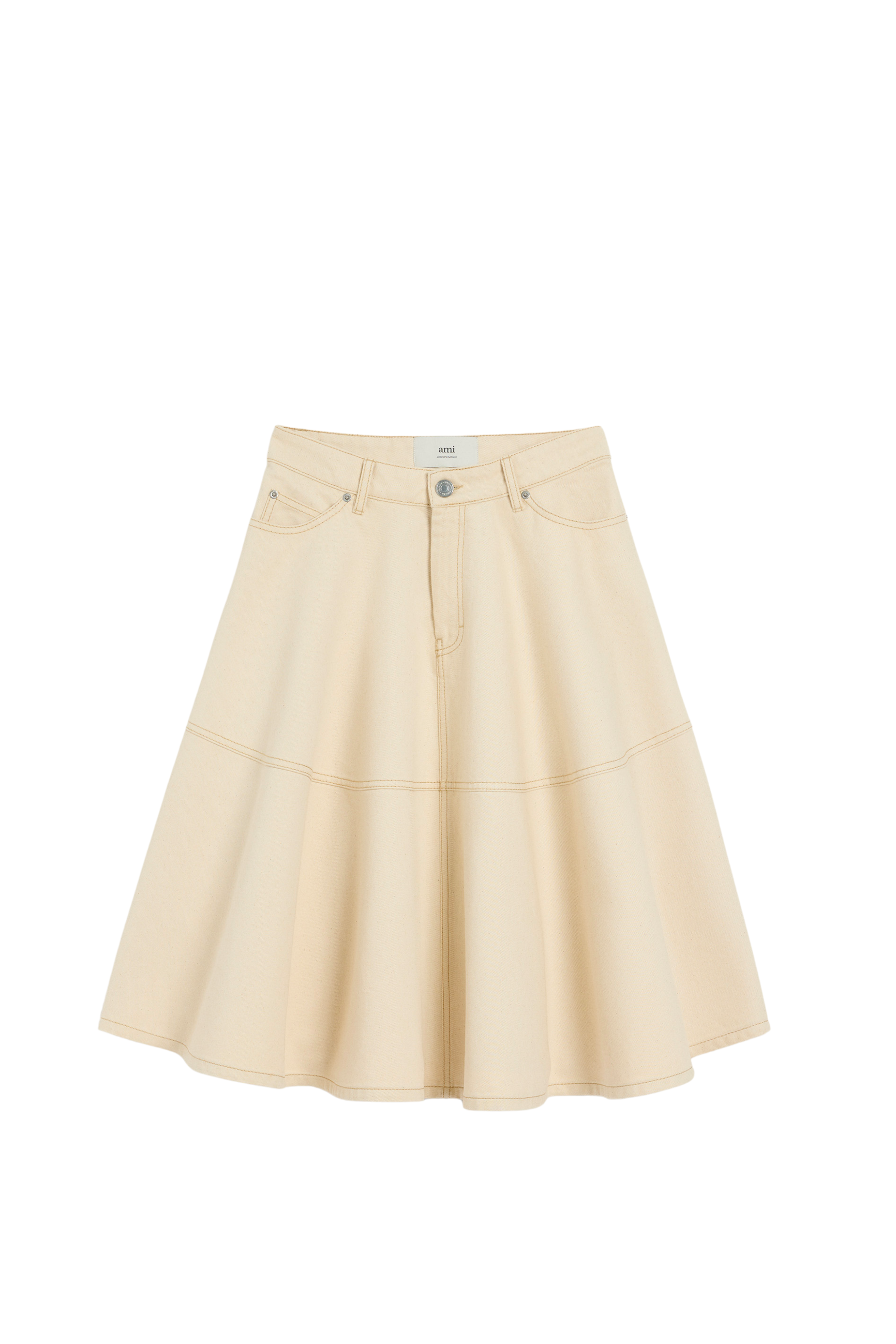 Denim Midi Skirt