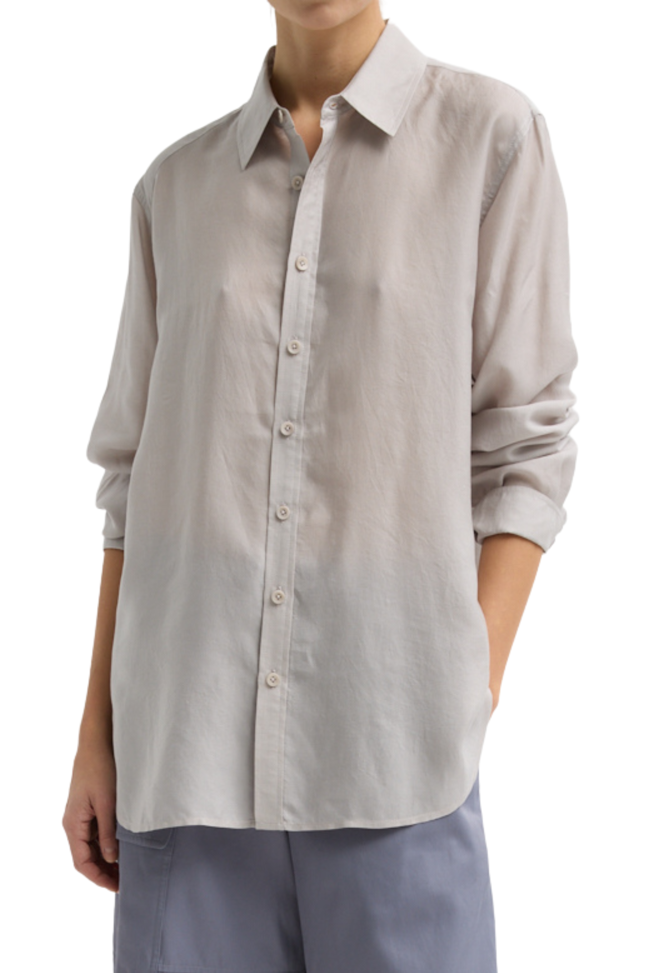Silk Voile Charlie Men's Slim Shirt