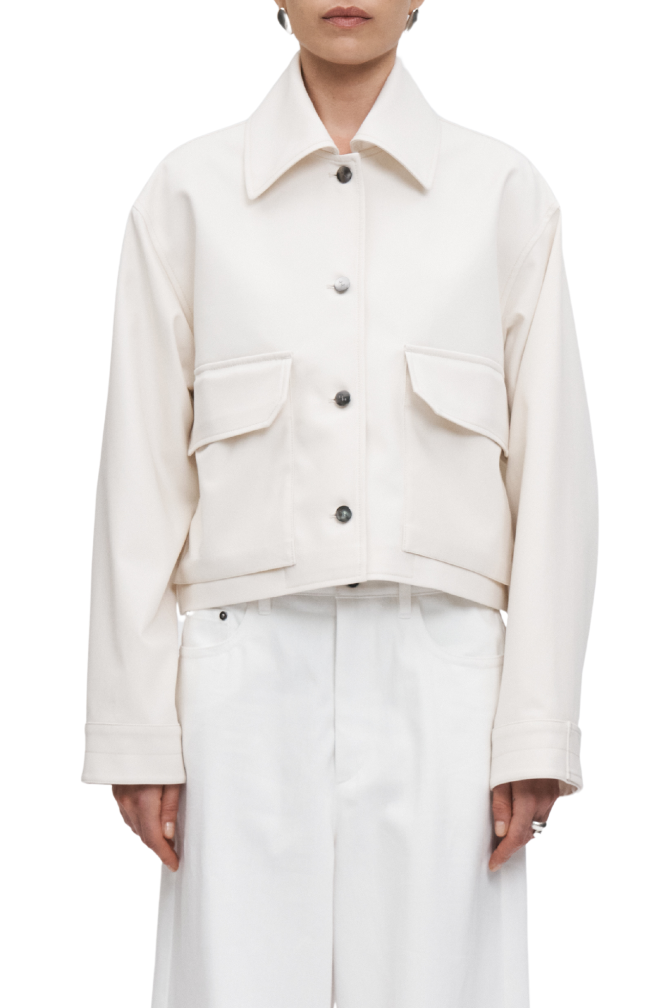 Cropped Swing Jacket