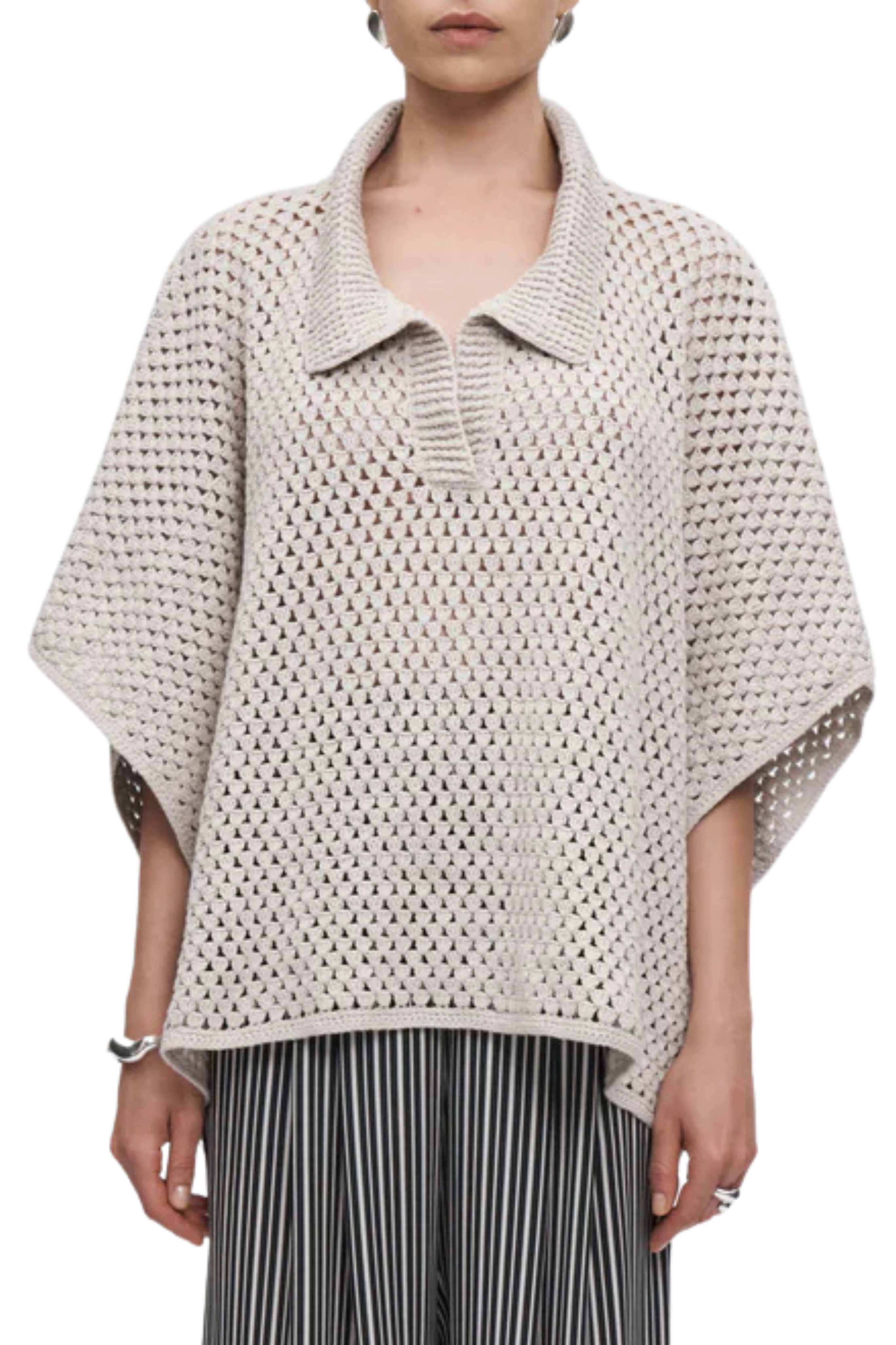 Hand Crochet Cape Polo