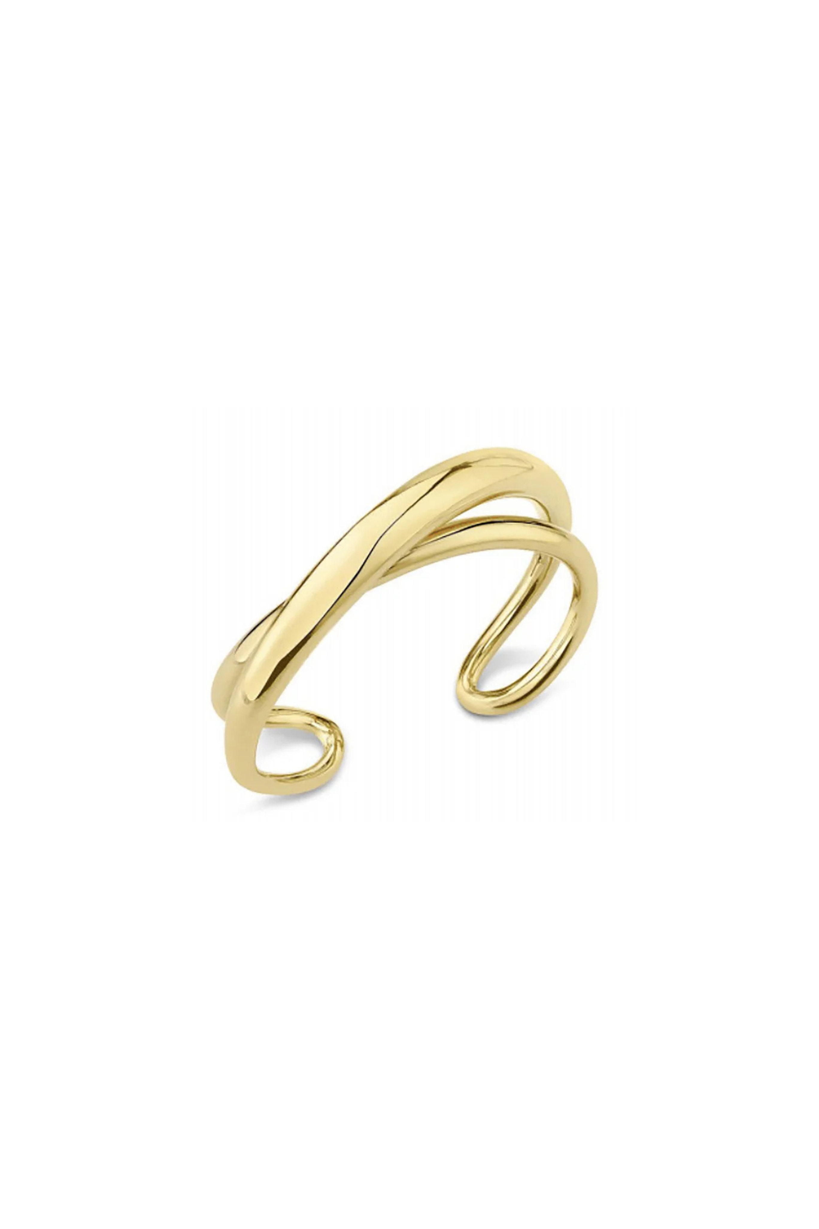 Twisted Gold Cuff Bracelet