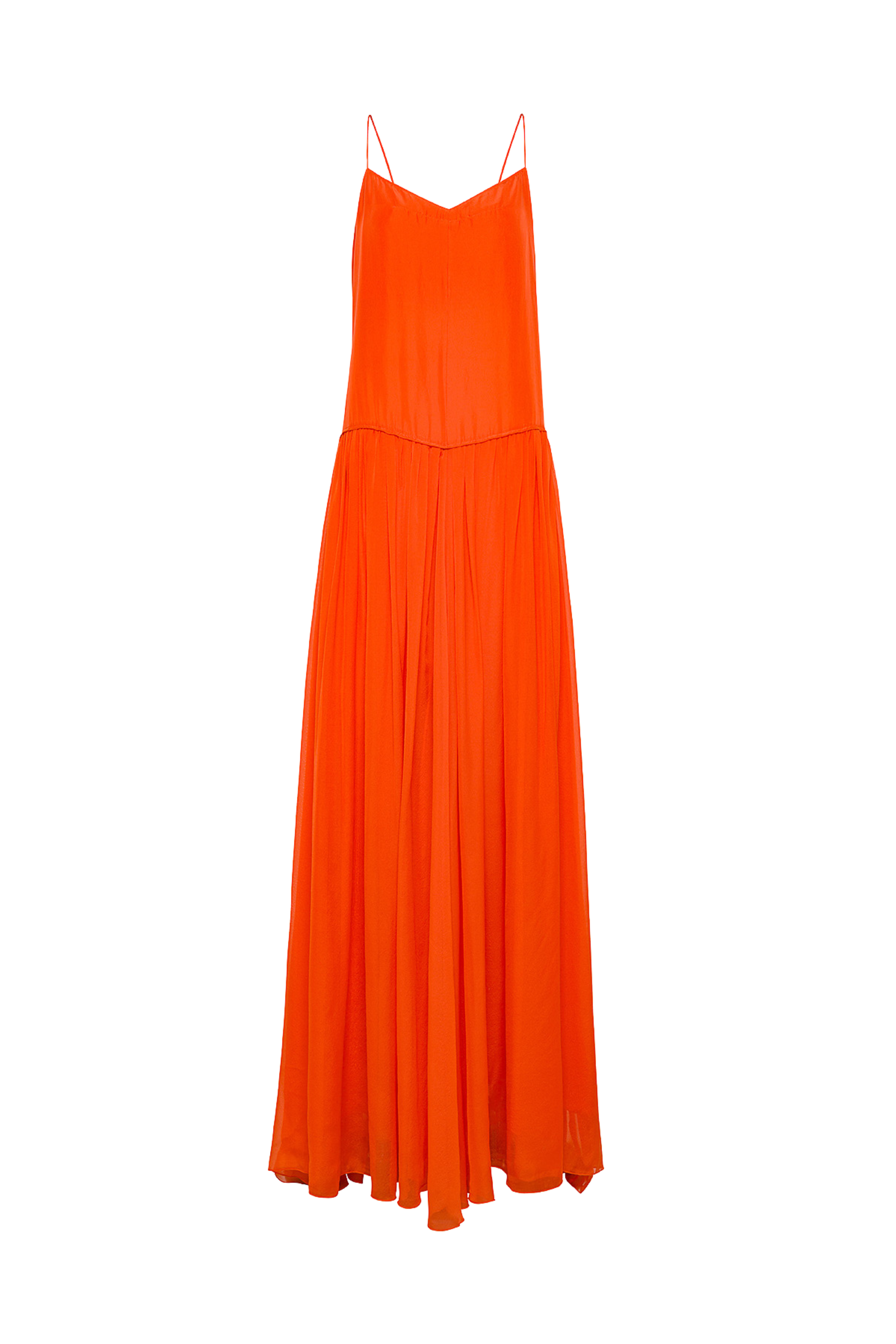 Habotai Silk Straps Dress